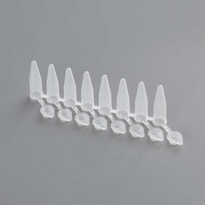 0.2ml PCR Octet Tubes - Cum Caps